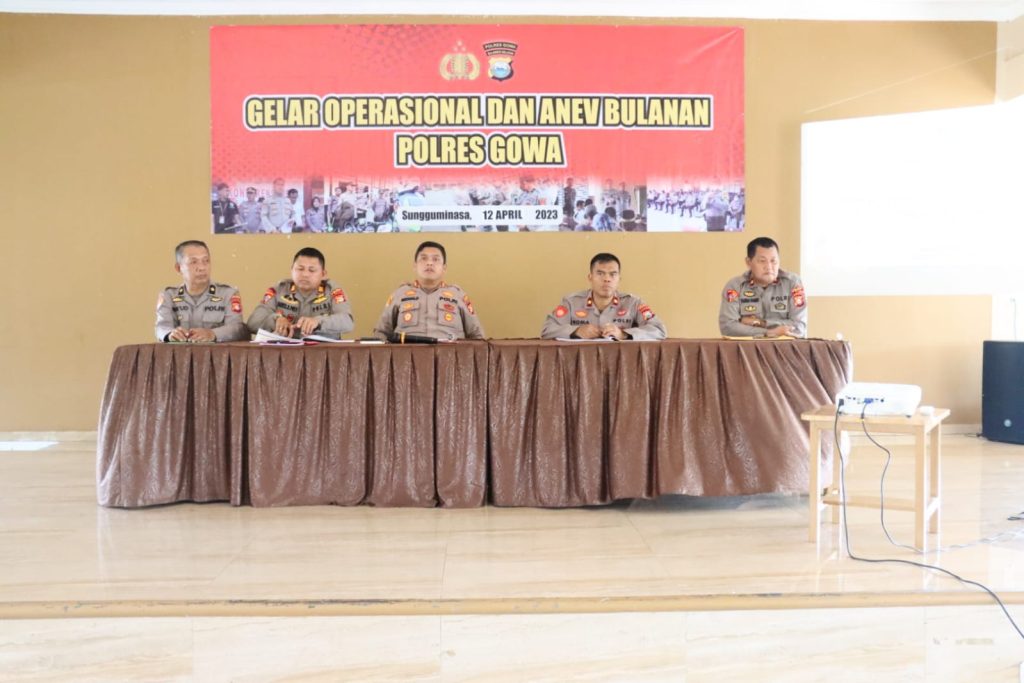 Kapolres Gowa Minta Bhabinkamtibmas Turun Beri Himbauan Ke Masyarakat