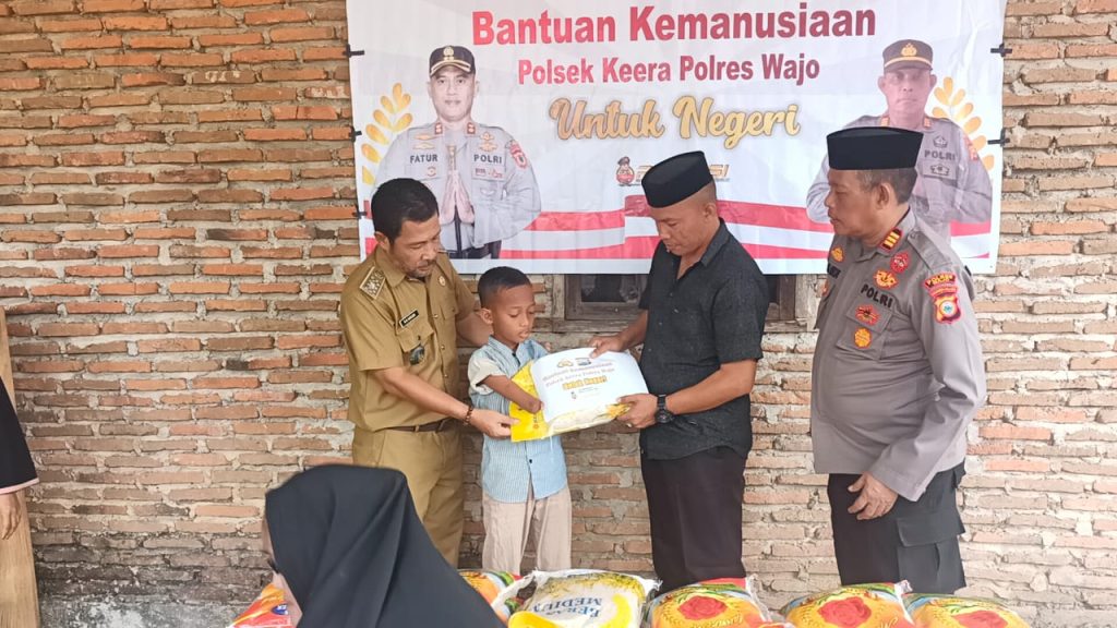 Polsek Kera Salurkan Bantuan Kemanusiaan Untuk Negeri
