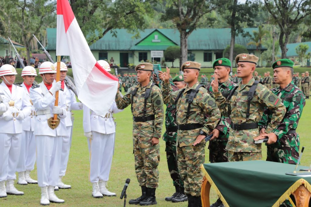 Pangdam I Bukit Barisan Lantik 500 Orang Komcad Hanneg Matra Darat