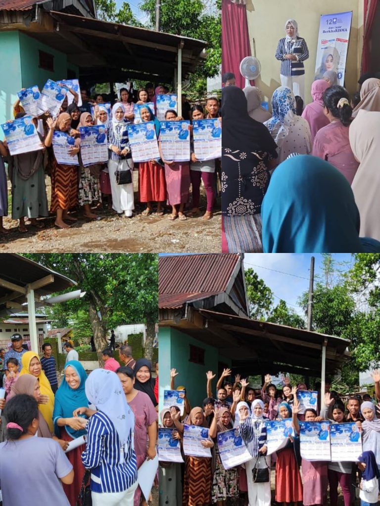 Masa Tenang, Hj. Risma Daeng Bulaeng Ajak Relawan BerkhaRISMA Kawal Basis