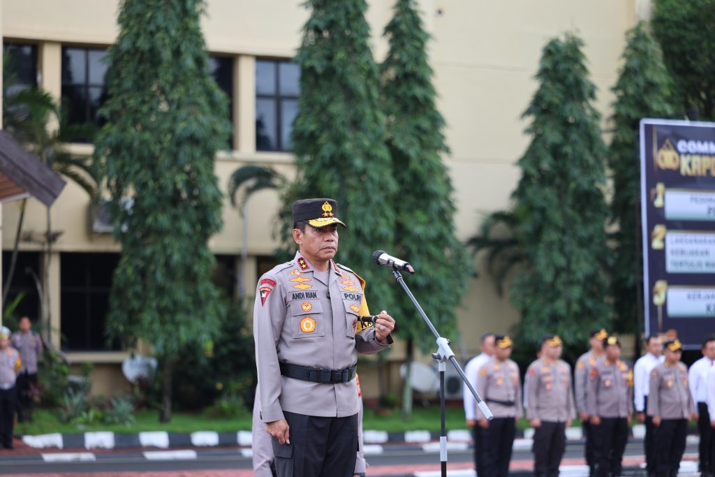 Kapolda Sulsel Pimpin Apel Pemberangkatan PAM TPS