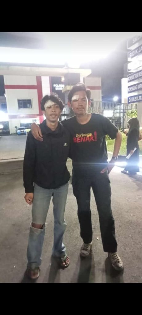 Dewan Pengurus Pusat HIPMA Gowa, Mengecam Polisi Tidak Profesional Dalam Pengamanan Unras