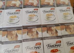 Salah satu jenis rokok ilegal yang laris dipasarkan di kab gowa dan makassar. 