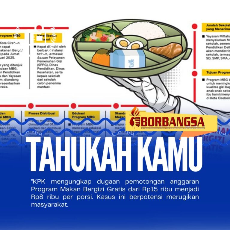 Dugaan Korupsi Program Makan Bergizi Gratis: KPK Endus Pemotongan Anggaran dari Rp15 Ribu Jadi Rp8 Ribu