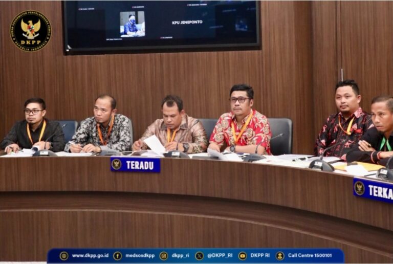 Sidang DKPP, KPU Jeneponto