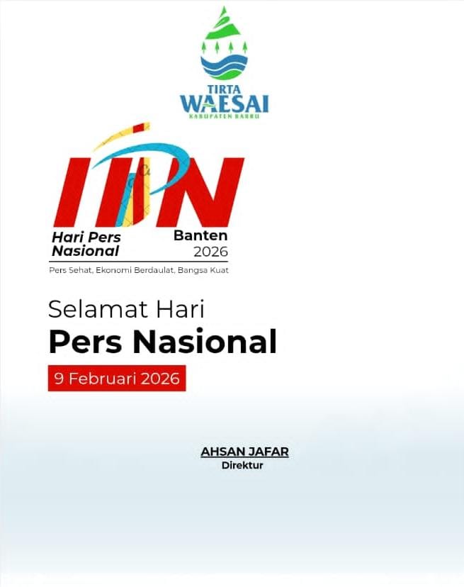 Direktur PDAM Barru Ucapkan Selamat Hari Pers Nasional PWI