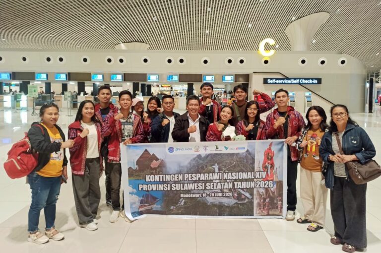 Langkah Awal Kontingen Pesparawi Sulsel di Bumi Cendrawasih: Disambut Kepala Balai Pelatihan SDM