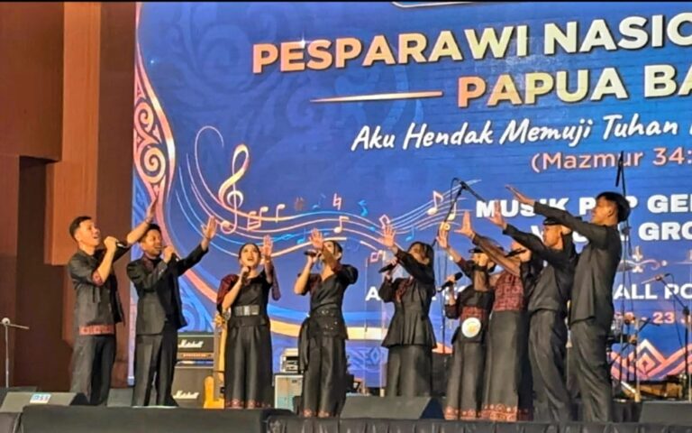 Penampilan Teatrikal Paduan Suara Anak Sulsel Hipnotis Penonton dan Juri Pesparawi Nasional