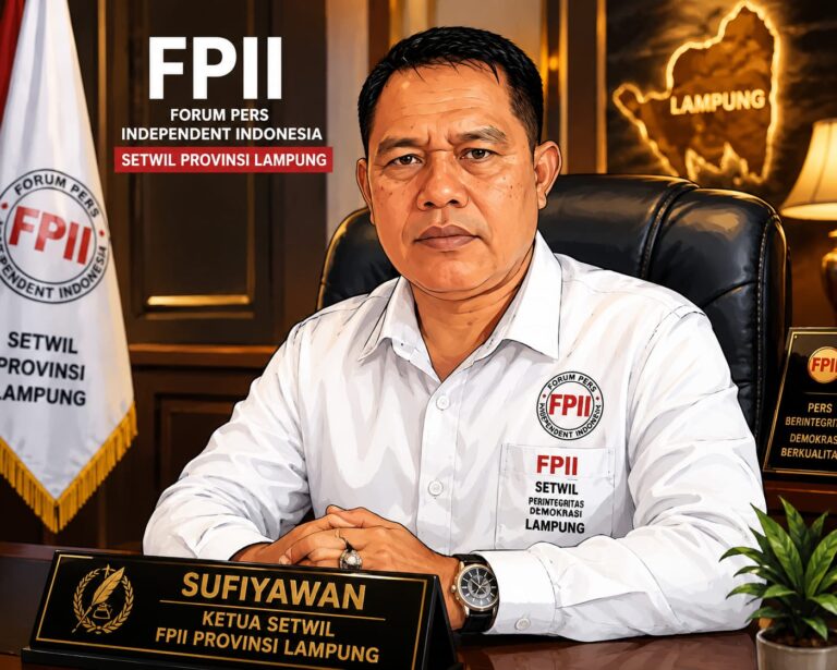 FPII Provinsi Lampung Soroti Dugaan Pelecehan terhadap Profesi Wartawan, Minta Semua Pihak Hormati UU Pers.