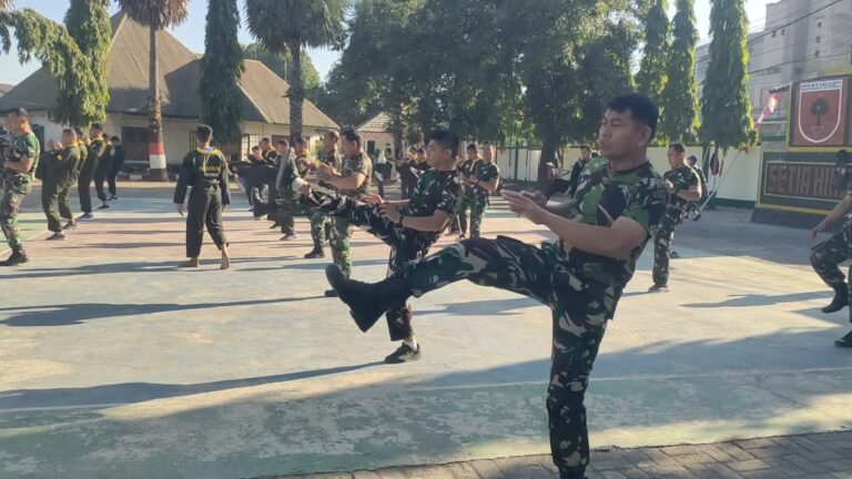 Kodim 1409/Gowa Intensifkan Latihan Pencak Silat Militer untuk Perkuat Kemampuan Prajurit