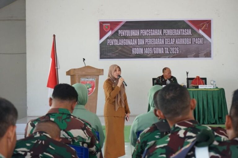 Kodim 1409/Gowa Perkuat Pencegahan Narkoba melalui Penyuluhan P4GN