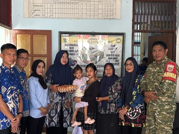 Babinsa Pallangga Dampingi Edukasi GENTING untuk Cegah Stunting di Gowa