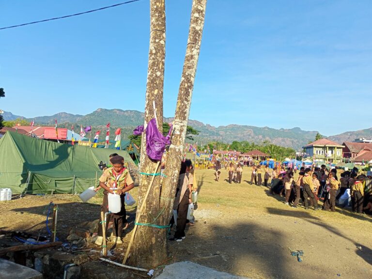 Dukung Perkemahan Pramuka, PDAM Unit IKK Ralla Sediakan Air Bersih di Lapangan La Bandu