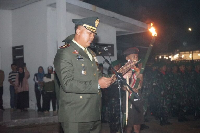Dandim 1409/Gowa Pimpin Apel dan Renungan Suci HUT RI ke-81