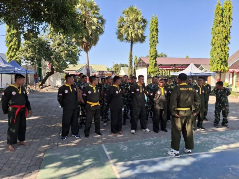 Kukuhkan Ketangguhan Prajurit, Kodim 1409/Gowa Gelar Latihan Pencak Silat Militer