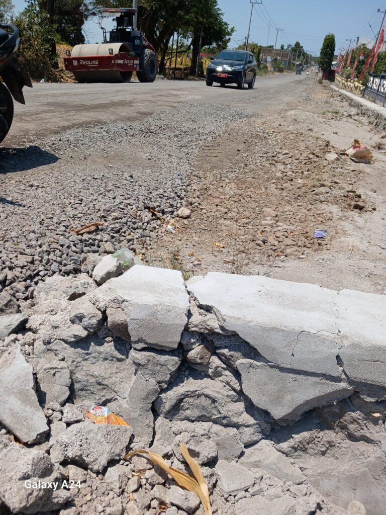 Belum Rampung, Drainase di Bilokka Sudah Retak, Mutu Proyek Infrastruktur di Petanyakan…??