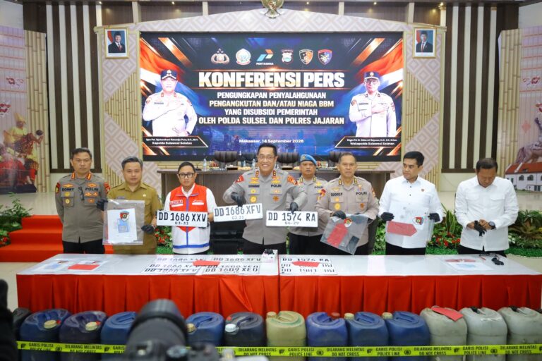 BBM Subsidi Dibajak, 17 Orang Diciduk Polda Sulsel: Ribuan Liter Mengalir ke Pasar Gelap hingga Tambang Ilegal
