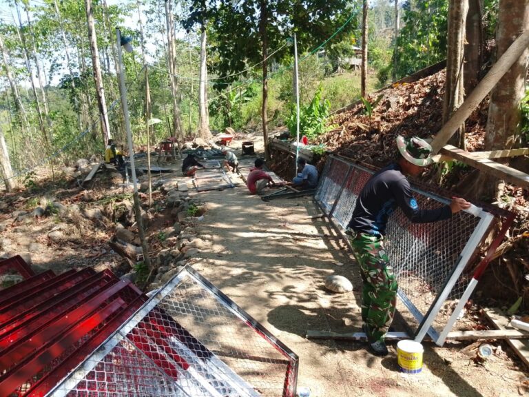 Progres 90 Persen, Jembatan Gantung Buakkang Gowa Segera Rampung