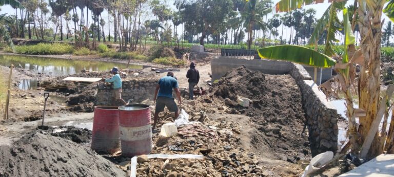 Progres 68 Persen, Jembatan Jatia Gowa Terus Dikebut