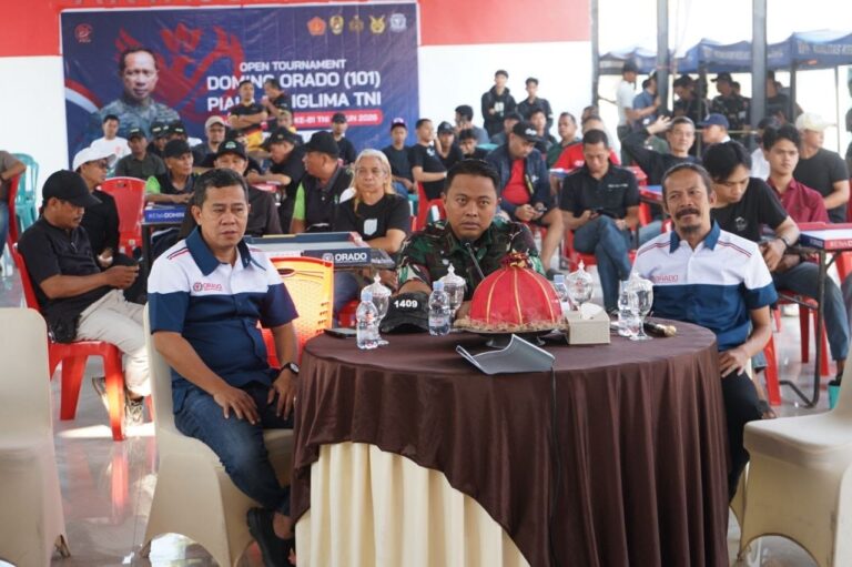 Makodim 1409/Gowa Jadi Saksi Keseruan Open Tournament Domino Orado Piala Panglima TNI