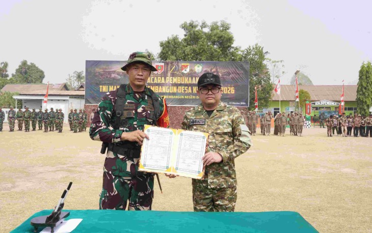 TMMD ke-130 Resmi Dimulai di Gowa, TNI dan Warga Bersinergi Bangun Desa