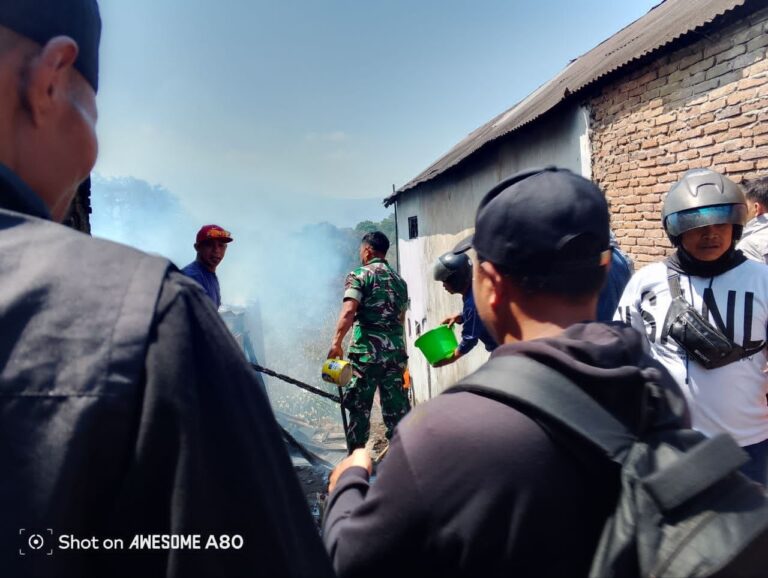 Kebakaran Hanguskan 4 Rumah di Malino Gowa, Kerugian Ditaksir Rp500 Juta