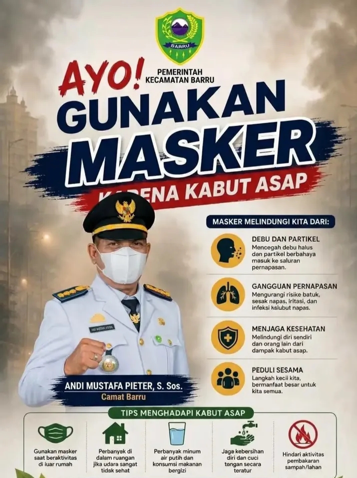 Kabut Asap Selimuti Barru, Ancaman Kesehatan dan Tantangan Pencegahan Karhutla
