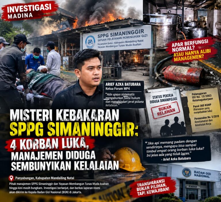 Empat Pekerja Jadi Korban Kebakaran SPPG Simaninggir, Penyebab dan Standar Keselamatan Dipertanyaka