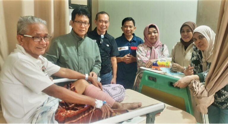 Tuntaskan Agenda di Soppeng, Rombongan PWI Sulsel Singgah Beri Semangat ke Ibrahim Manisi